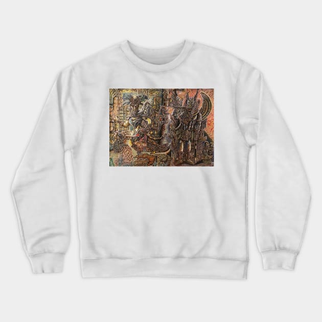 Egyptian Mythos Crewneck Sweatshirt by lisaeldred